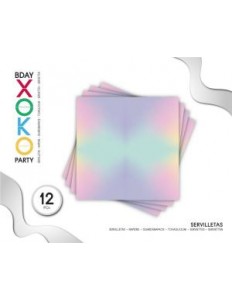 Servilleta Rainbow 12Pc