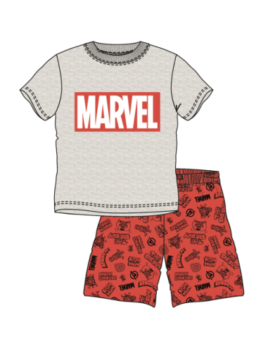 Pijama Marvel Gris