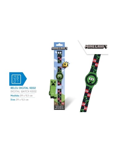 Reloj Digital Ke02 Minecraft