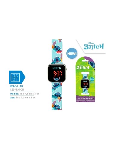 Reloj Led Stitch