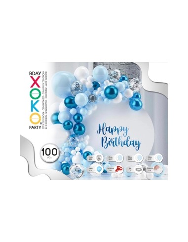 Set Blue 100Pc